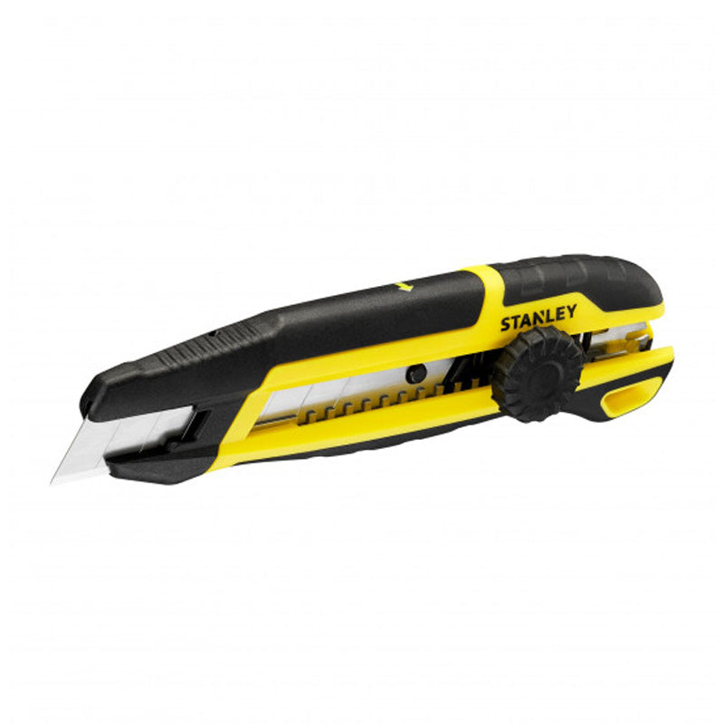 Cutter 18 mm quick snap bimatière – molette crantée - STANLEY - STHT10500-0