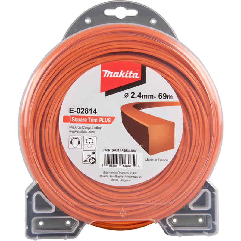 Fil carré Square Trim+ MAKITA E-02814 2,4mm x 69m