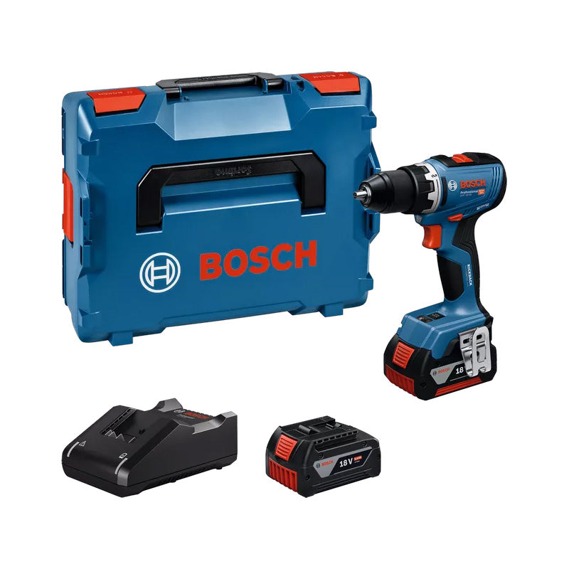 Perceuse-visseuse sans fil BOSCH GSR 18V-65 06019N3203 avec 2 batteries GBA18V 5,0Ah en L-Box
