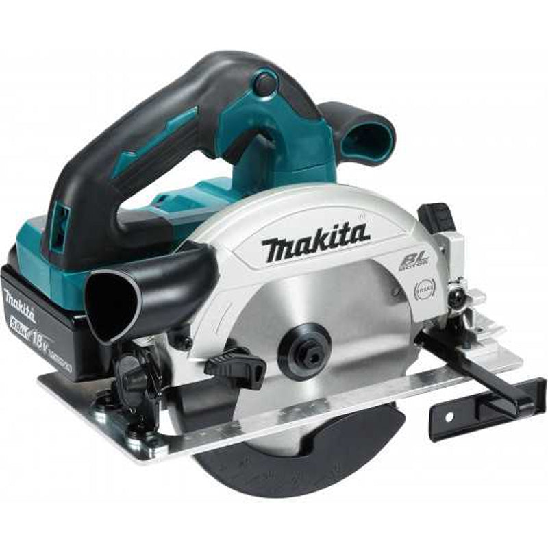 Scie circulaire Brushless Ø 165 mm 2x5Ah 18V LXT ® MAKITA DHS660RTJU en coffret + puce AWS
