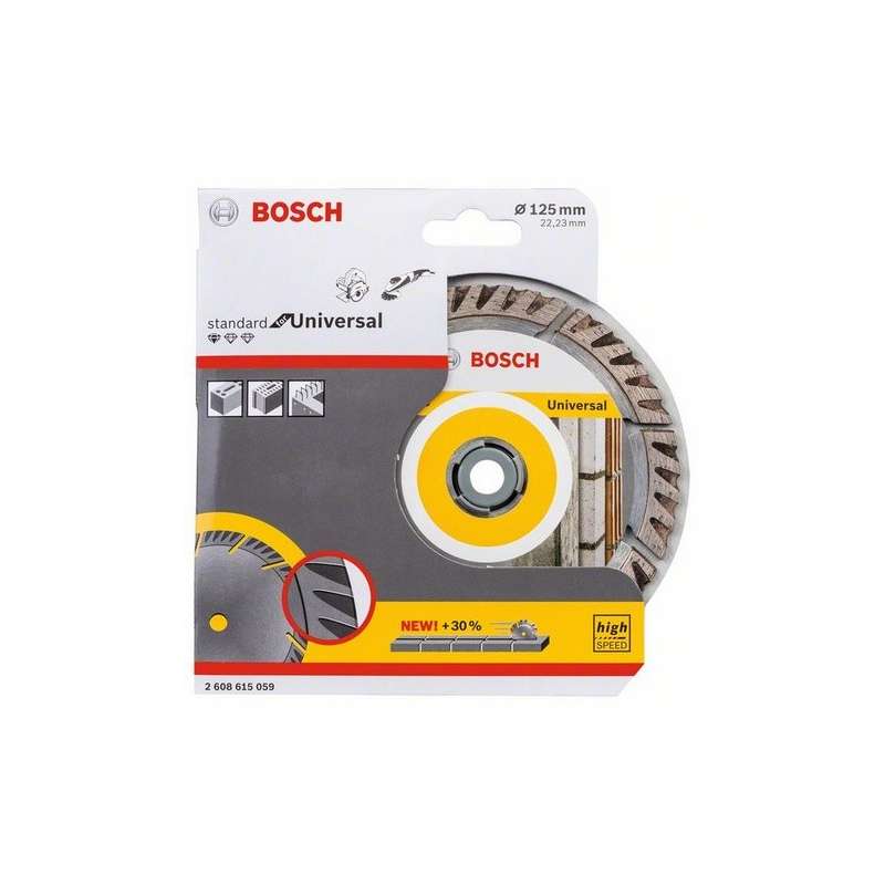 Disques à Tronçonner diamantés Standard Universal 125 x 22 mm BOSCH 2608615059