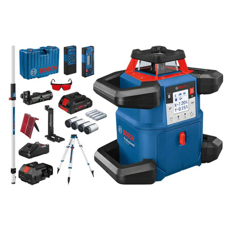Laser rotatif BOSCH GRL 600 CHV Professional + MIRE GR 240 + Trepied BT 170