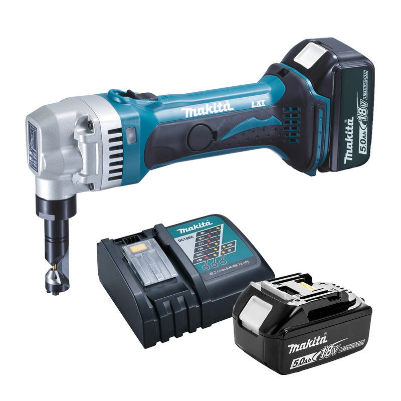Grignoteuse 2x5Ah 18V LXT ® MAKITA DJN161RTJ en MAKPAC