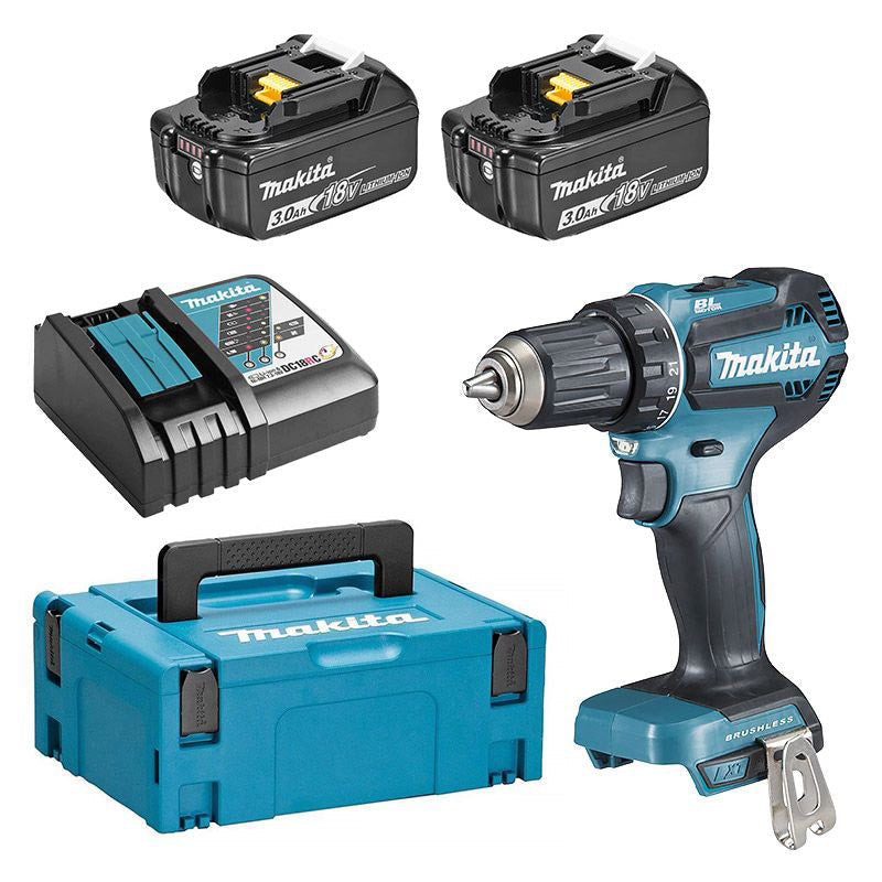 Perceuse visseuse MAKITA DDF485RFJ - 18V Li-Ion - Ø 13mm + 2 batteries 3Ah