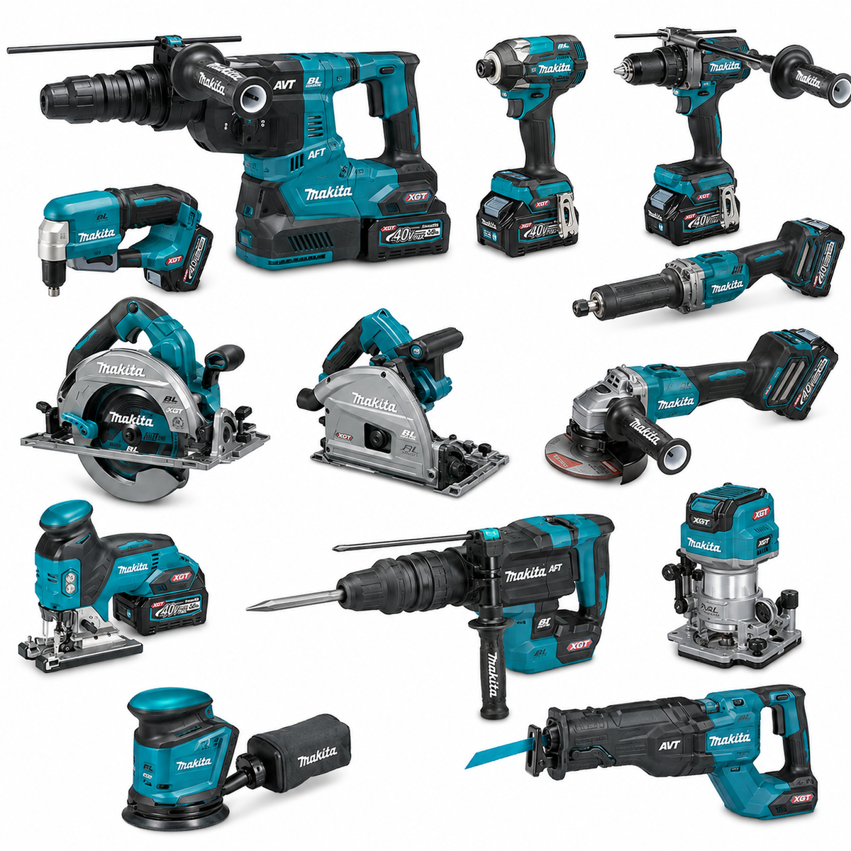 Pack de 13 outils professionnels MAKITA XGT® 40V Max