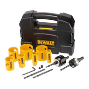 Coffret de 11 pièces pour scies-cloches bi-métal DEWALT