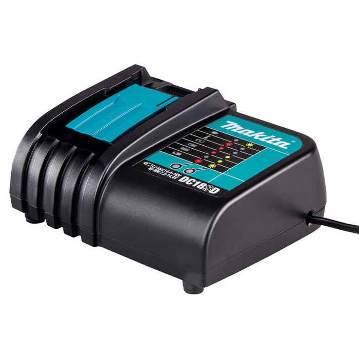 Chargeur MAKITA DC18SD Type glissière - 9,6 à 18 V Li-Ion