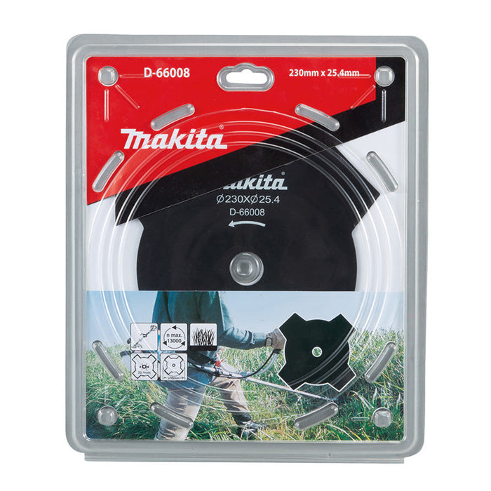 Lame pour débroussailleuse 4 dents MAKITA D-66008 230x25.4mm