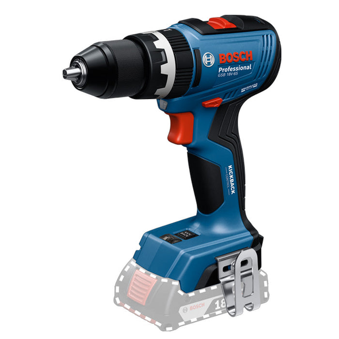Perceuses-visseuses à percussion sans-fil BOSCH 06019N3300 GSB 18V - 65 en carton (sans batteries, sans chargeur)
