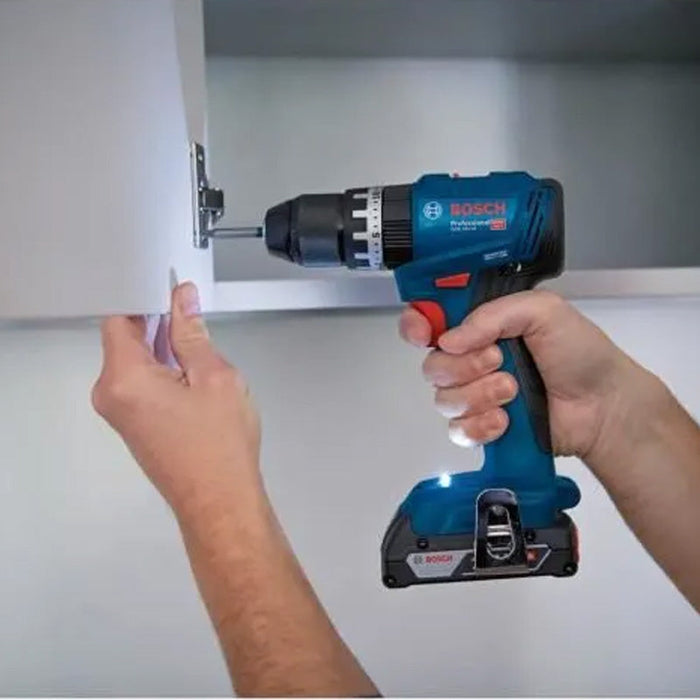 Perceuses-visseuses à percussion sans-fil BOSCH 06019K3300 GSB 18V - 45 en boite carton (sans batteries, sans chargeur)