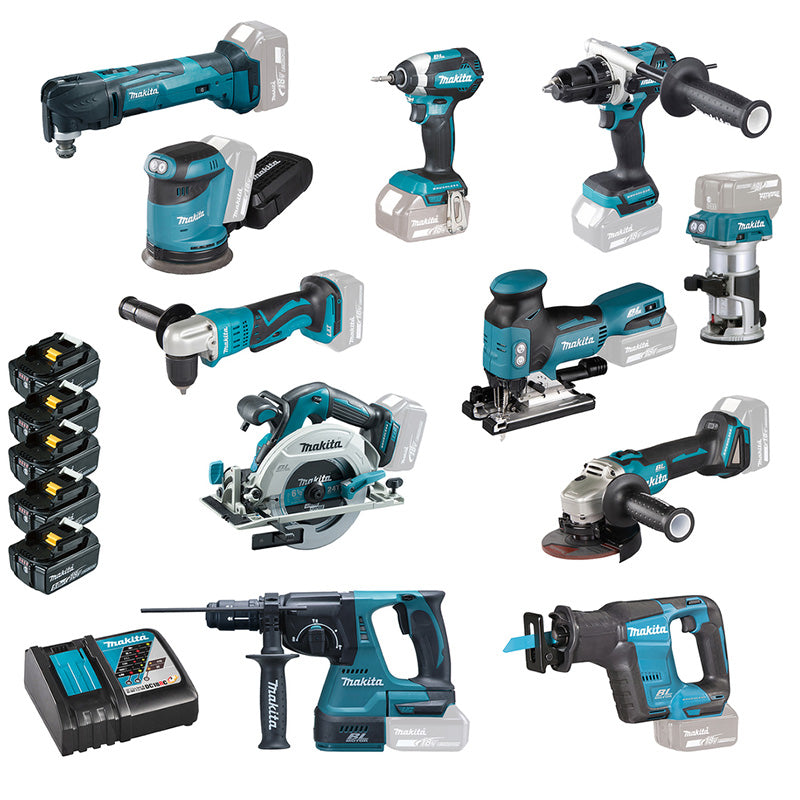 Pack de 11 outils LXT® 18V MAKITA DLX1122JX1