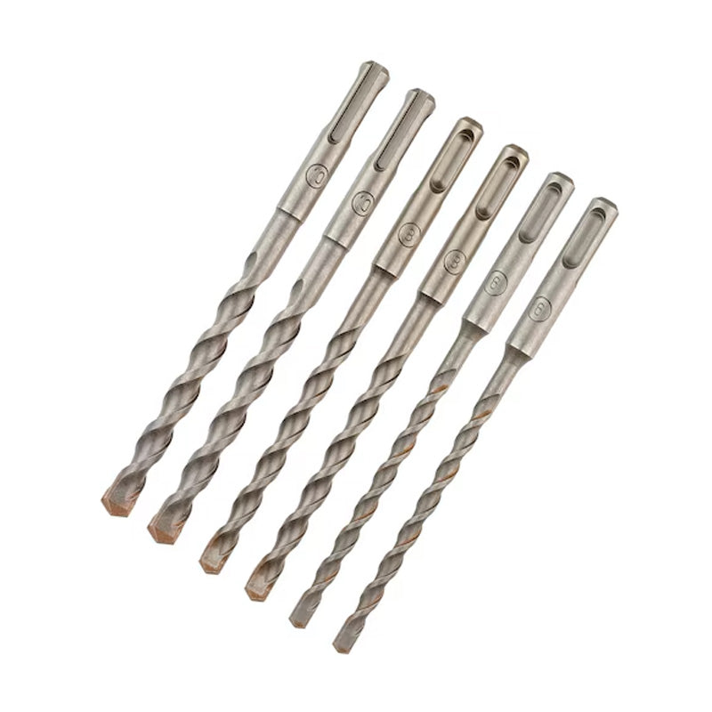 Pack de 6 forêts SDS-Plus DEWALT DT60302-QZ Ø 6mm, 8mm, 10mm