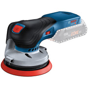 Ponceuse excentrique sans-fil BOSCH 0601372200 GEX 18V-125 dans L-boxx 136 avec disques (sans batteries, sans chargeur)