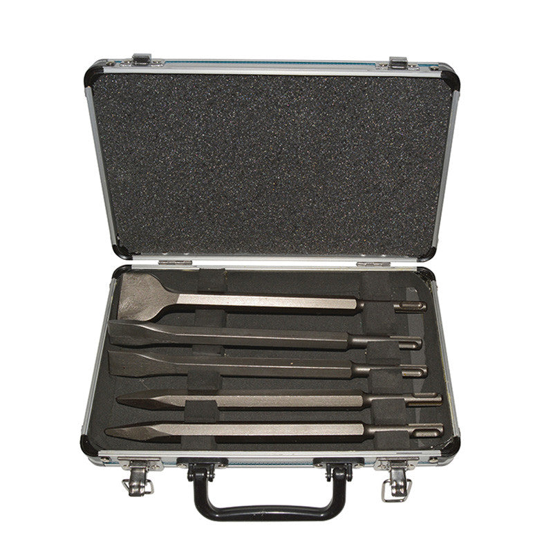 Coffret de 5 pièces MAKITA D-42379 à emmanchement SDS-Plus (2 pointes, 2 burins, 1 burin large)