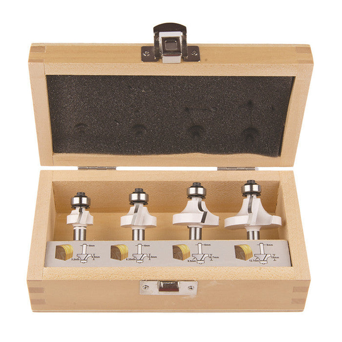 Coffret de 4 Fraises queue de 8 mm MAKITA D-53534