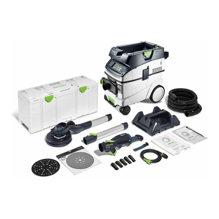Festool Set ponceuse à long col et aspirateur PLANEX LHS 2 225 EQI/CTL 36
