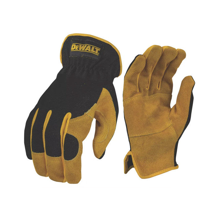 Gants de travaux lourds DEWALT DPG216L EU taille 9 en cuir résistant à l'abrasion