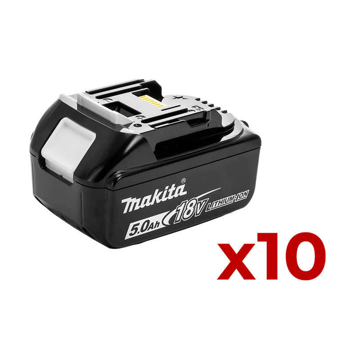 Lot de 10 Batteries MAKITA BL1850