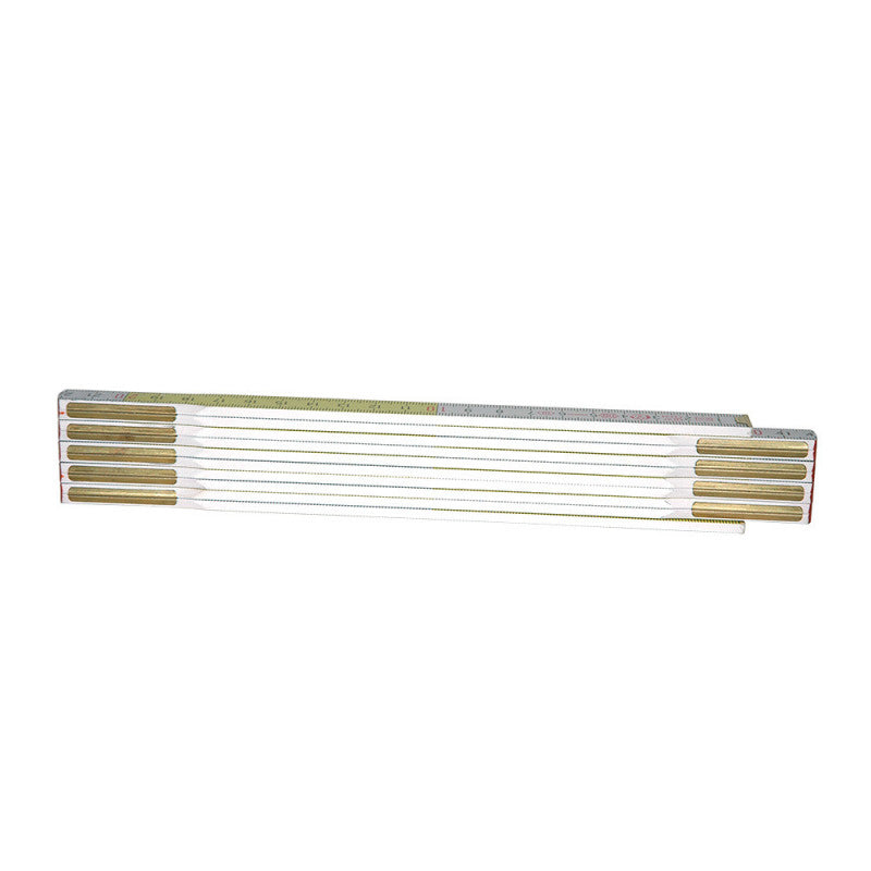 Mesure pliante bois blanc-jaune STANLEY 0-35-458  2 m x 17 mm