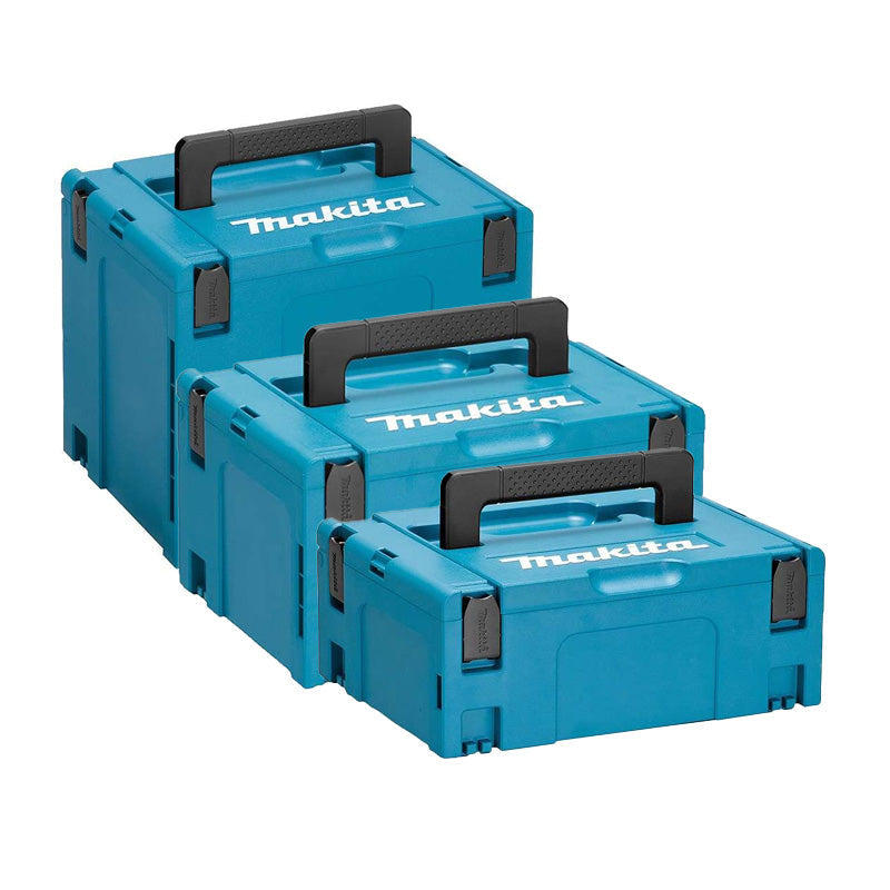 Lot de 3 boites de transport MAKITA MAKPAC taille 2 - 3 - 4