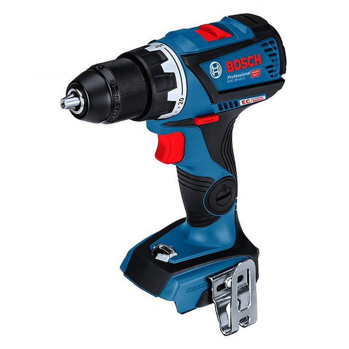Perceuse visseuse BOSCH GSR 18V-60 C Professional 3 x 5,0 Ah + L-Boxx