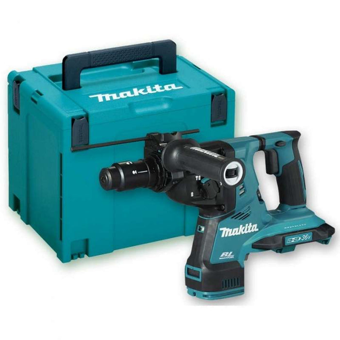 Perfo-burineur MAKITA DHR281ZJ SDS-Plus 36V (2x18V) Li-Ion 28mm (vendu sans batterie) avec Coffret MakPac